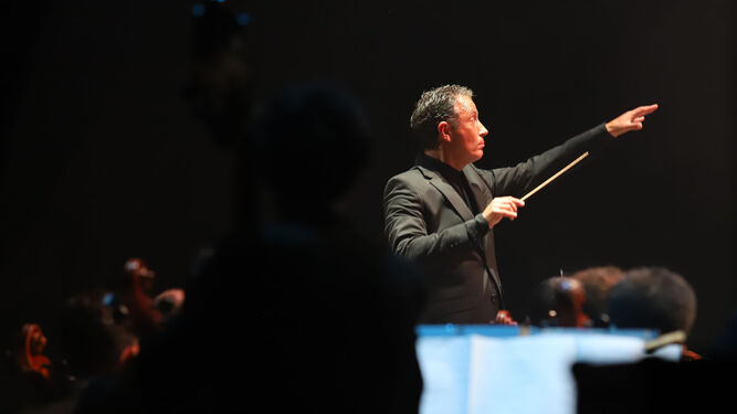 Im&aacute;genes de la Orquesta Internacional de Directores en concierto en el Foro