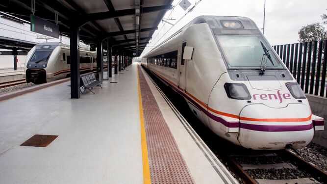 Imagen de archivo de la estación de tren de Huelva